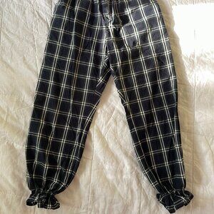 Salter House tartan bloomer pants, medium